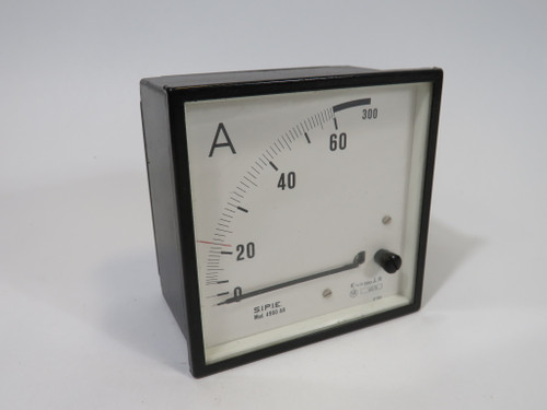 SIPIE 4960-AR Analog Ammeter 0-300A USED