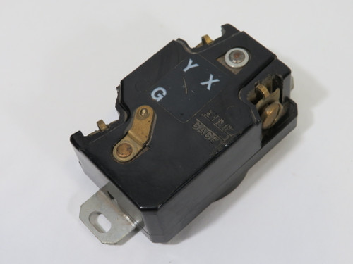 Pass & Seymour L630R Old-Style Twist-Lock Receptacle 30A 250V 3W 2P USED