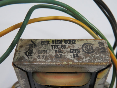 Frost TRC-6J Transformer 6.3VCT@1A 115V 60Hz USED