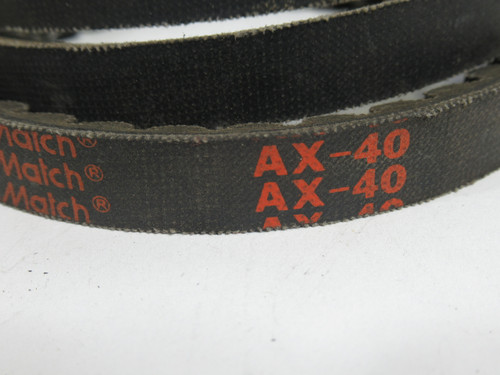 Jason AX40 Cogged V-Belt 42"L 1/2"W 5/16"T ! NOP !