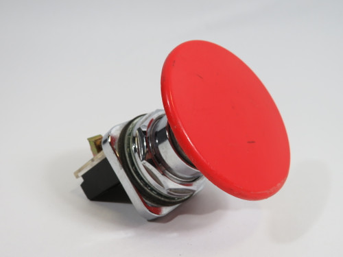 Furnas 52PB9E2J Ser B Red Mushroom Head Push Button 1NC *Cosmetic Dmg* USED