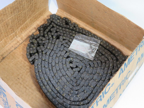 Ametric 06B-2 Double Roller Chain 3/8 x 7/32 IN 16 Feet ! NEW !