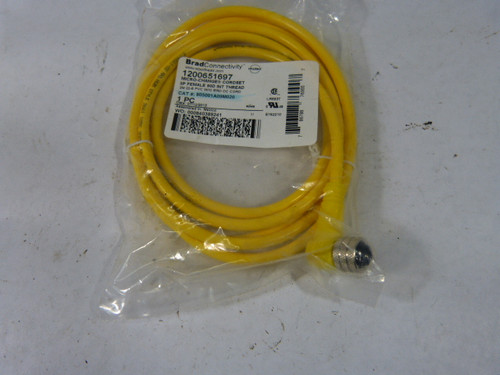 Brad Harrison 805001A09M020 2m Cordset 5-Pin Female Receptacle 1200651697 NWB