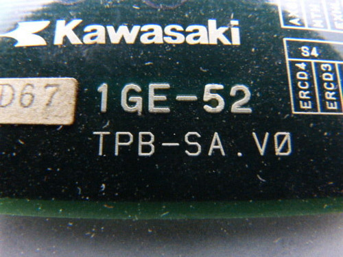 Kawasaki 50999-1563R21 1GE-52 Robotic Control Board USED