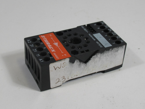 Schrack MR78110 Relay Socket 10A 380V 11-Pin USED