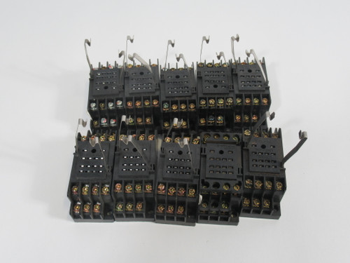 Omron PYF14A Relay Socket 250V 5A 14-Pin * LOT OF 10* USED