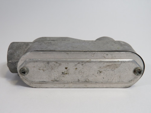 EDC LB-3/4 Threaded Conduit Body 3/4" LB w/ Cover and Gasket USED