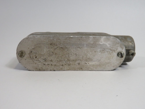 LN LBA-3/4 Unthreaded Conduit Body 3/4" LBA w/ Cover USED