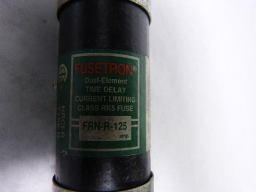 Fusetron FRN-R-125 Time Delay Fuse 125A 250V USED