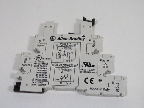 Allen-Bradley 700-HN163 Series A White LED Terminal Relay 12-24VDC ! NOP !
