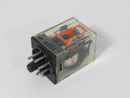 Omron MK2PN-S-AC120 Plug-In Relay 120V 10A@250VAC/28VDC 7A@250VAC 8-Pin USED