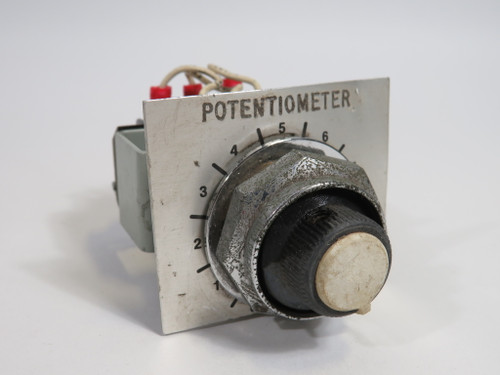 Generic 380C-1 Potentiometer Assembly 5000-S 19-8608 BENT LEGEND PLATE USED