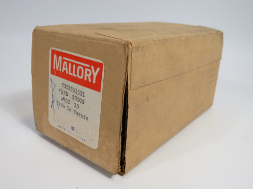 Mallory CG533U15G1 Capacitor 53000 MFD 15VDC ! NEW !