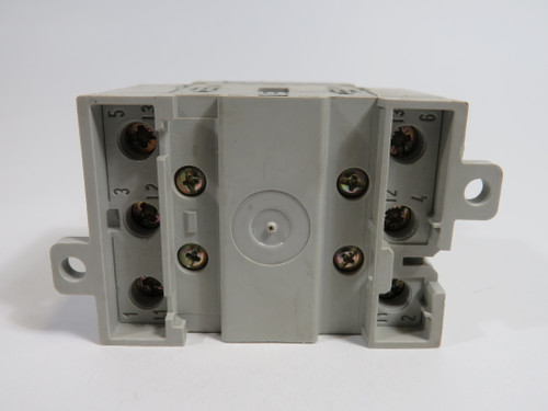 Sprecher + Schuh LE7-32-1753 Motor Disconnect Switch MISSING DIN MOUNT USED