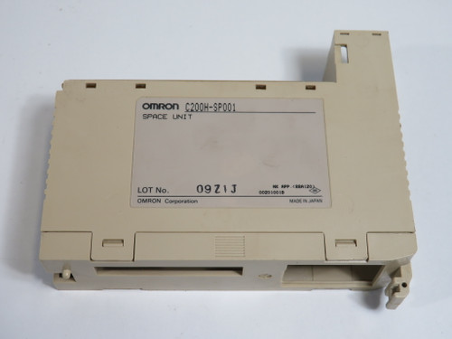 Omron C200H-SP001 Space Unit No Face Plate USED