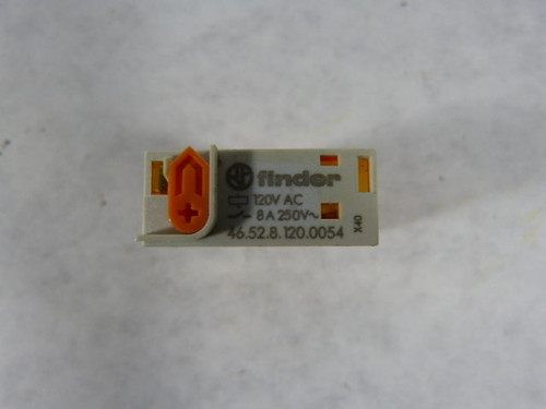 Finder 46.52.8.120.0054 Relay 120VAC Coil 8A 250V USED