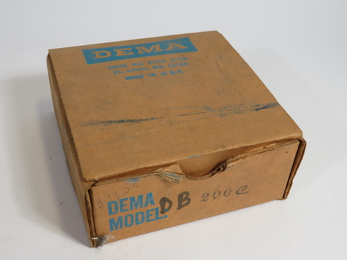 Dema 200C Single Stage Injector 1/8" NPT ! NEW !