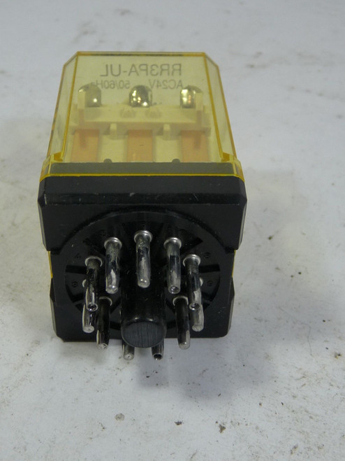 IDEC RR3PA-ULAC24V Relay 10AMP 11Pin 24VAC USED