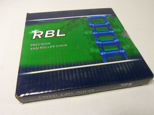 RBL 40-RIV 240L Single Roller Chain 40-Riv 10ft ! NEW !