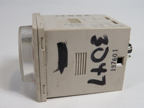 Omron H3CR-A8 AC24-48/DC12-48 Solid-State Timer 0.05s-300h COS DMG USED