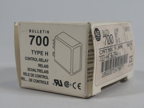 Allen-Bradley 700-HK36Z24 Relay Ser. A 24VDC 10A SPDT 5-Pin ! NEW !