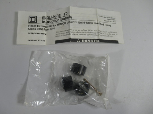 Square D 9999ER4 Overload Relay Reset Extender Kit for Motor Logic ! NEW !