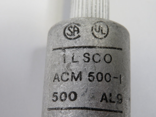 Ilsco ACM-500-1 Aluminum Pigtail Adapter 500kcmil C/W ACC-500 Cover ! NOP !