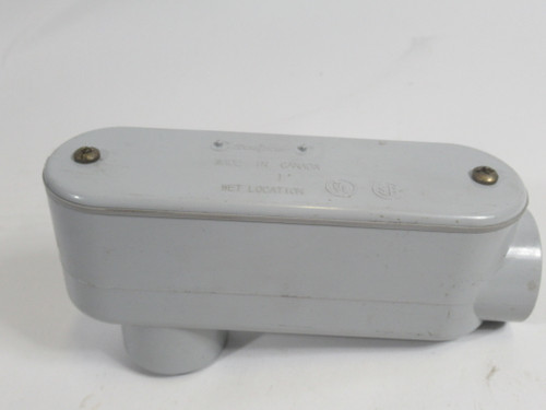 Scepter SLB30S Conduit Body 1" W/ Cover USED