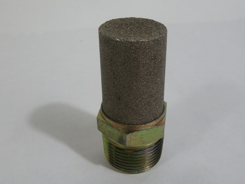 Generic 20312-8 Muffler 1" Port 2-15/16" Length 1-5/16" Hex SHELF WEAR ! NOP !