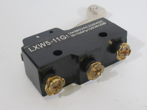 Microswitch LXW5-11G1 Limit Switch w/Extended Roller 10A 380VAC 220VDC USED