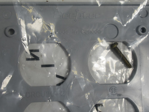 Scepter DRCU20-2 Double Gang Plate F Series *New Style* ! NWB !