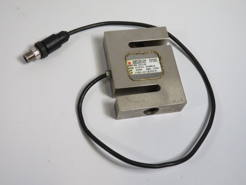 Artech 20210-5K Load Cell Vmin 0.5000 O/P 3.0008 mV/V@5000lbs USED