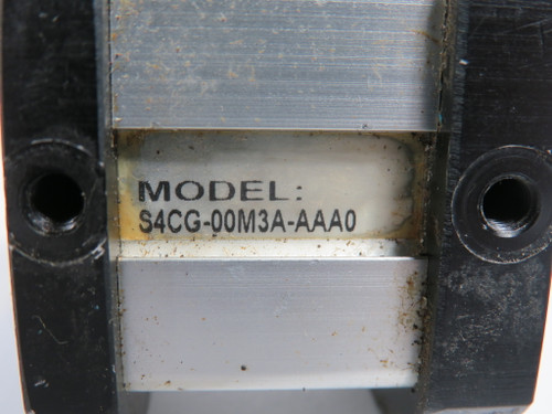 Numatics S4CG-00M3A-AAA0 Air Cylinder 1-1/8" B 3/4" S DAMAGED PISTON USED