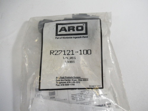 Aro R27121-100 1/4" Pressure Regulator 200 psig 13.8 bar Max 5-125 psi  NWB