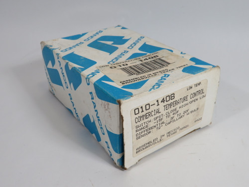 Ranco 010-1408-70 Temperature Controller COSMETIC DAMAGE ! NEW !
