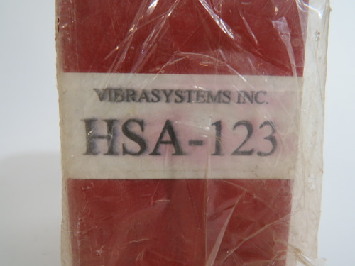 Vibra Systems HSA-123 Spring Hanger 1.2" Deflection 165lb Solid Load ! NOP !