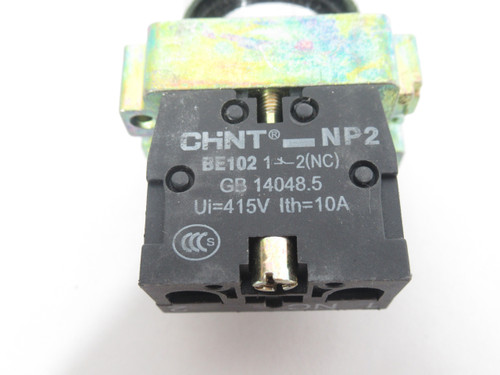 Chint NP2-BA42 Red Momentary Push Button 2NC 10A@415V ! NOP !