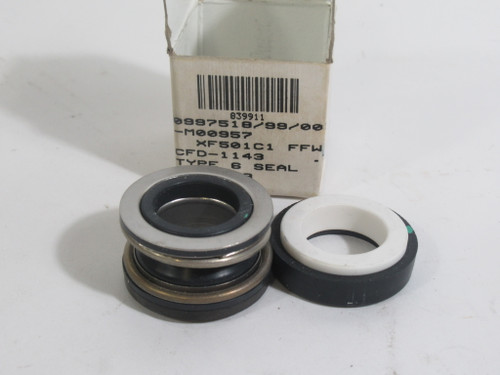 John Crane CFD-1143 Mechanical Seal 3/4" Item # 1-M00957 Type 6 Seal ! NEW !