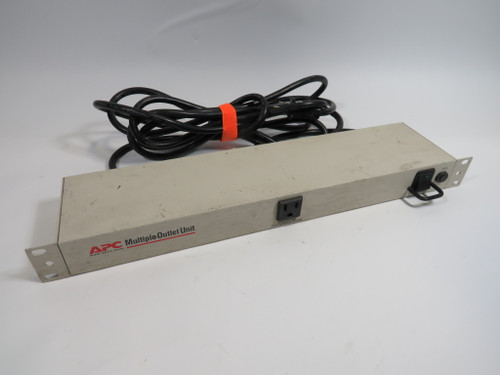 APC MO9RM Rack-Mount PDU 9-Outlet 120V 15A 50/60Hz 15' Cord COSMETIC DMG USED