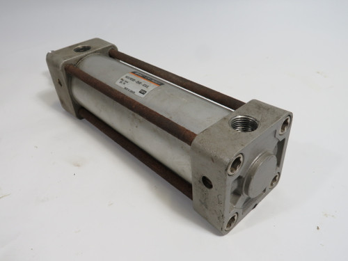 SMC NCA1R200-0500-X2US Med Duty Air Cylinder 2" Bore 5" Stroke COS DMG USED