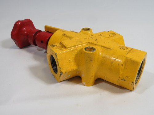 Festo HE-N/34-LO 197131 On Off Valve 3/4" NPT COSMETIC DAMAGE USED