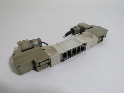 SMC SY5440-5DZ Solenoid Valve 24VDC 0.2-0.7MPa COSMETIC DAMAGE USED