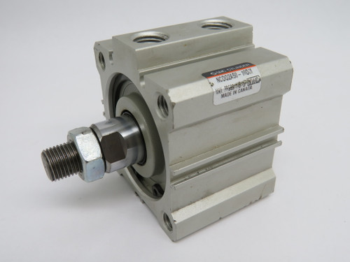 SMC NCDQ2A50-10DM Compact Cylinder 50mm Bore 10mm Stroke COSMETIC DAMAGE USED