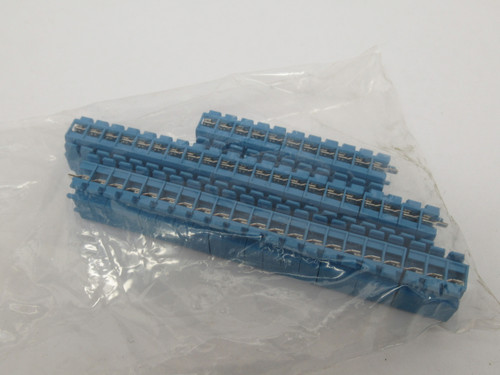 Weidmuller ZVL-1.5BL Blue Mini Terminal Block 1.5mm2 250V Lot of 53 ! NOP !