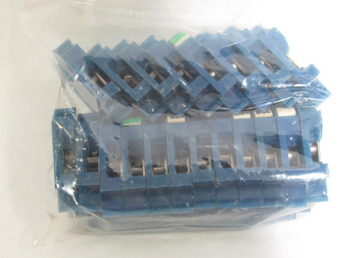 Wieland 9220-KA-6.6-B Blue Mini Terminal Block 500V 4mm2 Lot of 20 USED