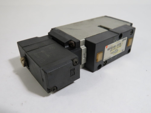 SMC NVFS3100-5FZC Solenoid Valve 21-26VDC 0.1-1.0MPa USED