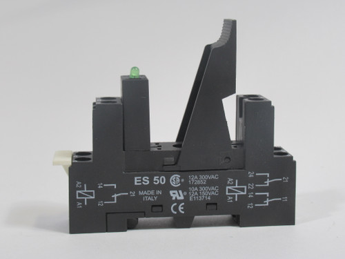 Elesta ES 50 Relay Socket 300VAC 12A  NOP