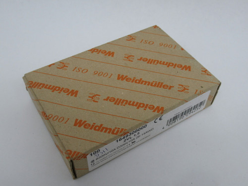 Weidmuller ZVL-1.5 Beige Mini Terminal Block 1.5mm2 250V Lot of 98 ! NEW !