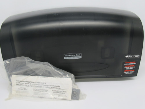 Kimberly-Clark 09608 Double Toilet Paper Dispenser 20x11x6" HAS DAMAGE NOP