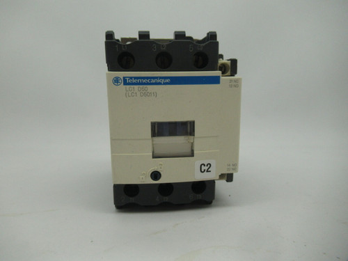 Telemecanique LC1D5011G6 Contactor 120V 50/60Hz 80A USED